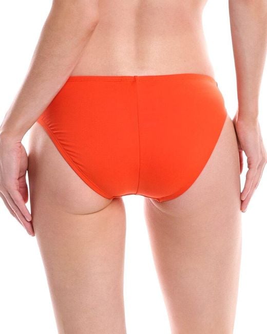 La Blanca Red Solid Hipster Bottom