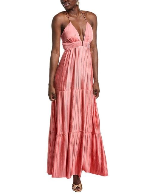 Ba&sh Red Maxi Dress