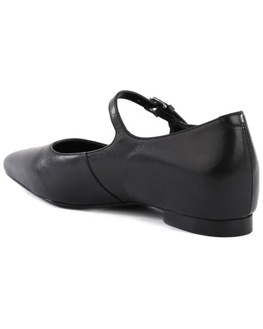 Seychelles Black Pardon Me Leather Flat