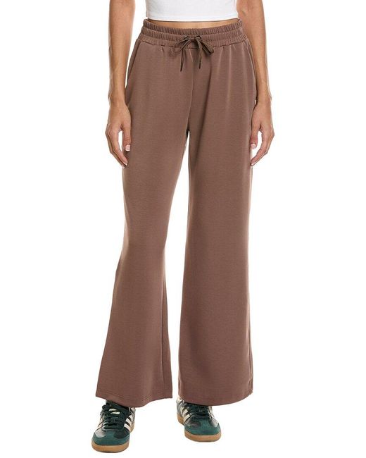 Vintage Havana Brown Luxe Cloud Wide Leg Pant