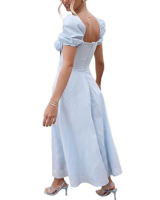 Monique Lagarde Blue Maxi Dress