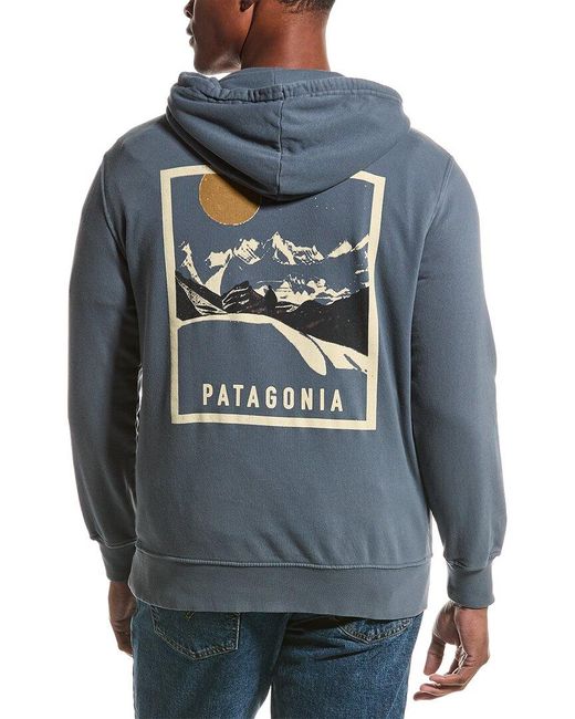 Original Paperbacks Blue Patagonia Graphic Hoodie for men