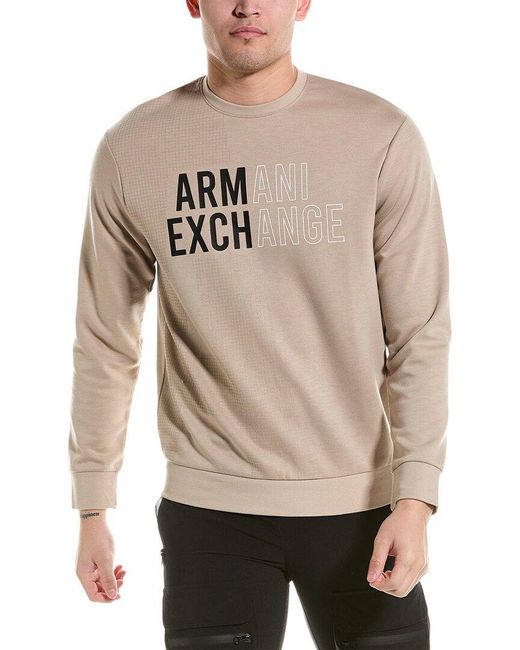 Armani Exchange Natural Sweatshirt for men