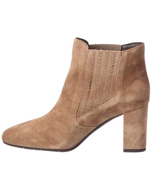 Aquatalia Natural Lanna Waterproof Suede Bootie