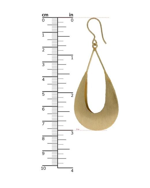 Saachi Metallic 18k Plated Virgo Earrings