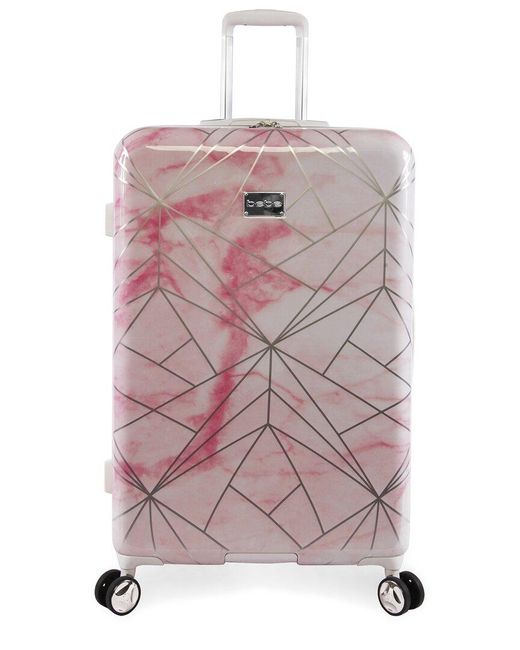 Bebe Pink Alana 29in Large Spinner Luggage