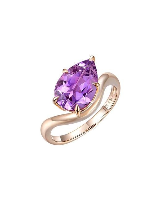 Kai Fine Jewelry Pink 14K Rose 2.70 Ct. Tw. Amethyst Cocktail Ring