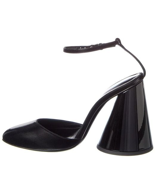 The Attico Blue Luz Patent Slingback Pump