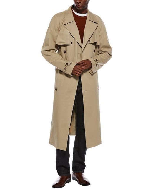 Dolce & Gabbana Natural Full Trench Coat for men