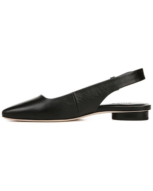 Vince Black Vida Leather Slingback