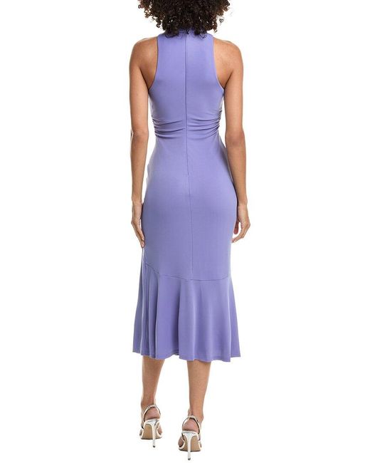 Cinq À Sept Purple Rori Maxi Dress
