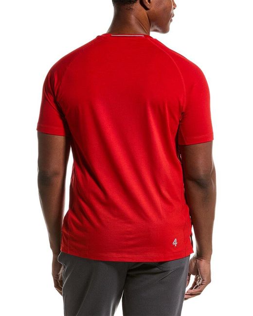 Fourlaps Red Level Tech Wool-blend T-shirt for men