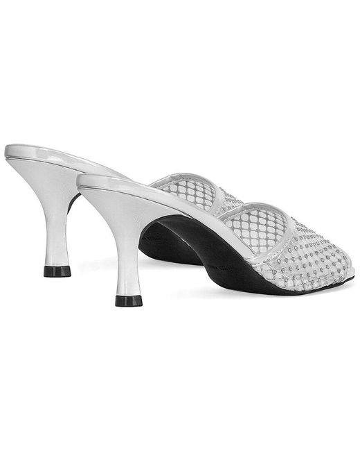 Rebecca Minkoff White Mesh Mule