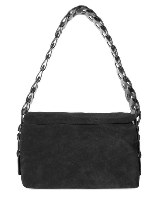 Tiffany & Fred Paris Black Hand-Woven Leather Crossbody