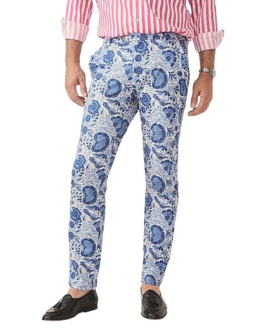 J.McLaughlin Blue Lukas Long Pant for men