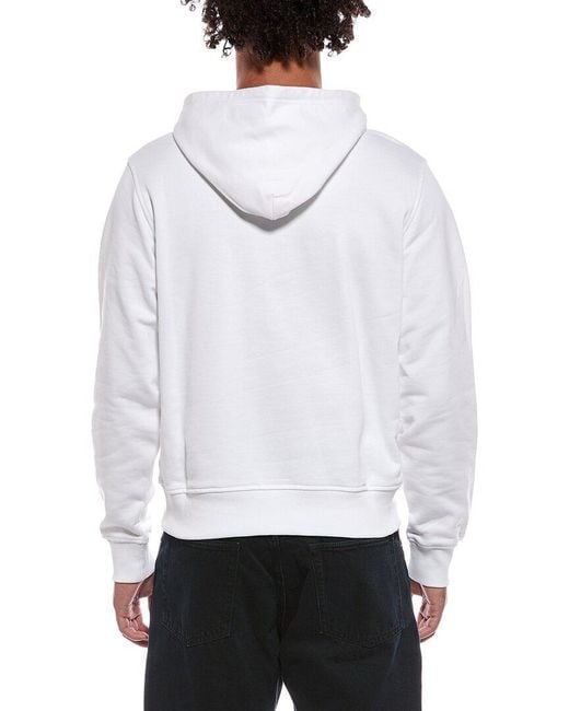 DIESEL White Hoodie for men