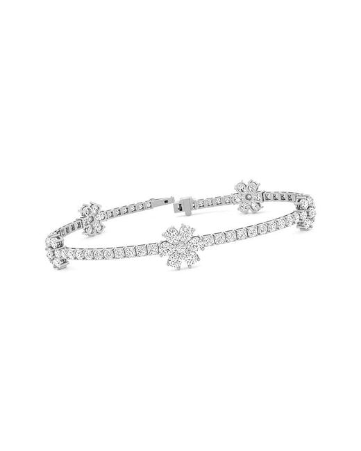 Lab Grown Diamonds White 14K 5.65 Ct. Tw. Lab-Grown Diamond Tennis Bracelet