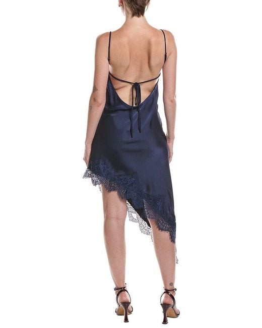 Moonsea Blue Midi Cocktail Dress
