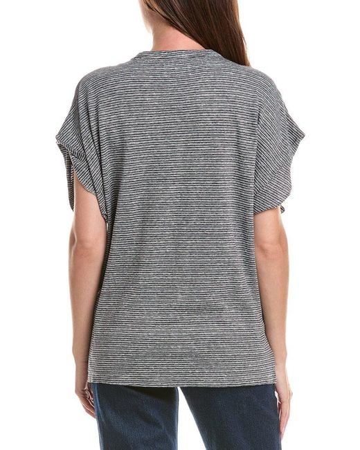 Officine Generale Gray Isra Linen-Blend Blouse