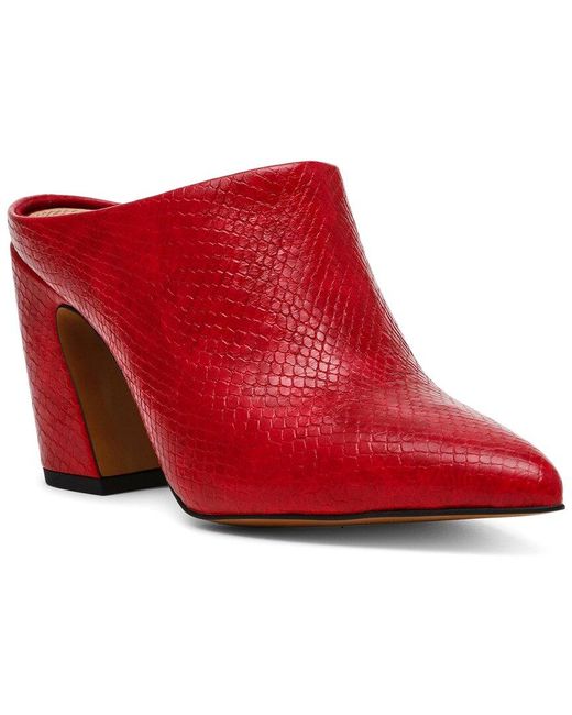 Steve Madden Red Leanne Mule