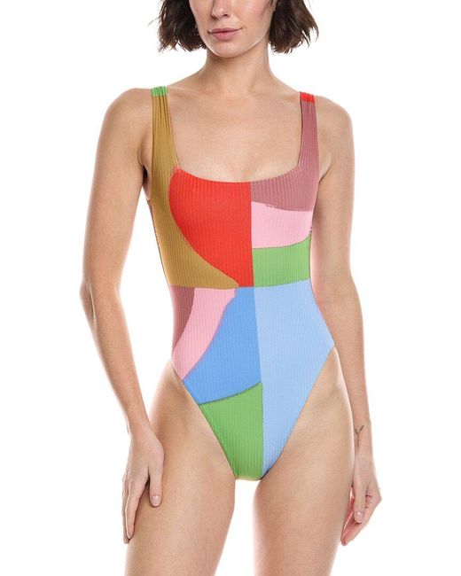 Vitamin A Blue Mika One-Piece