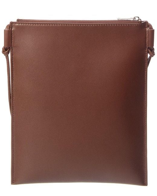 Céline Brown Sharp Take Away Leather Pouch