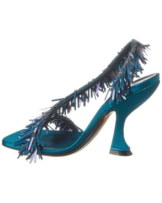 Lanvin Blue Rita Sandal