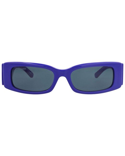 Balenciaga Blue 56Mm Sunglasses