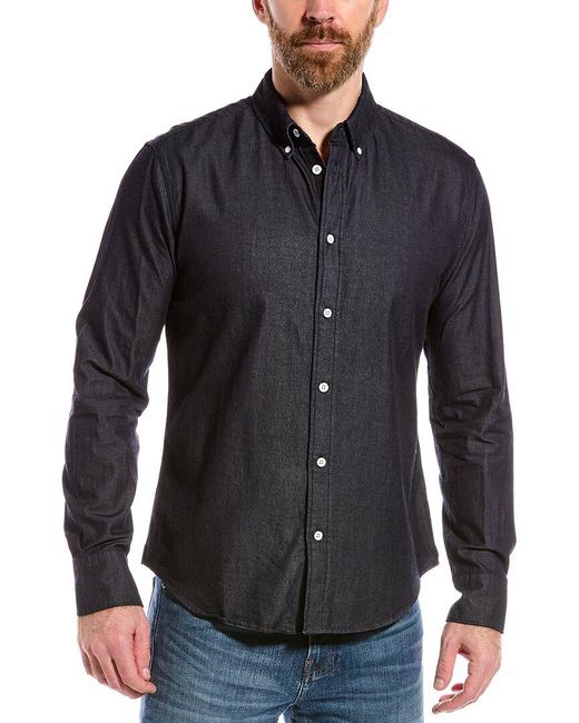 Rag & Bone Black Fit 2 Denim Shirt for men