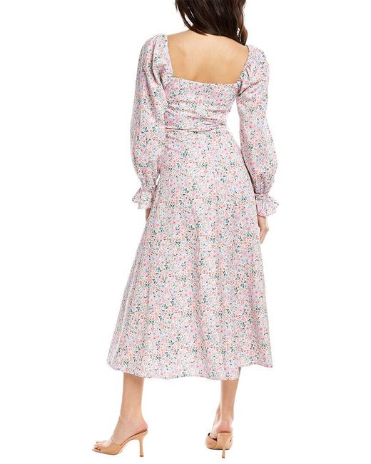 Olivia Rubin Purple Willow Maxi Dress