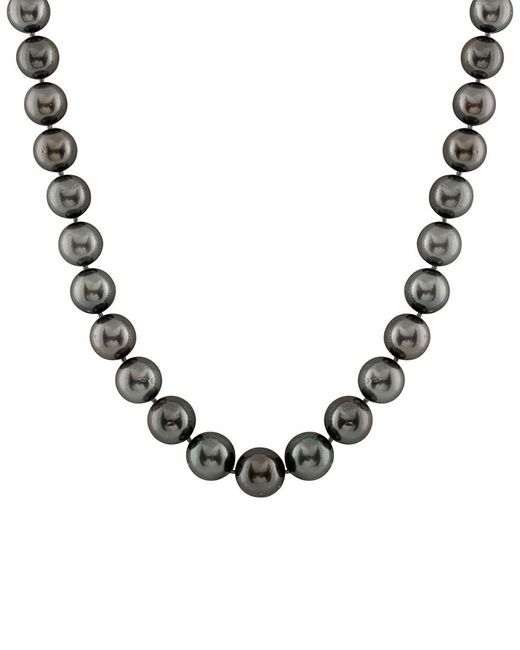 Masako Pearls Multicolor 14k 10-14mm Tahitian Pearl Necklace
