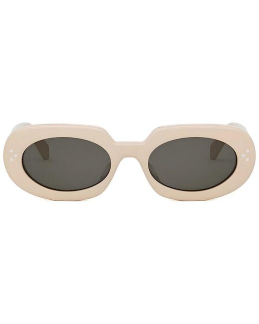 Céline White Cl40276U 54Mm Sunglasses
