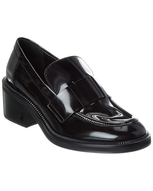 Jimmy Choo Black Tylor 60 Leather Loafer