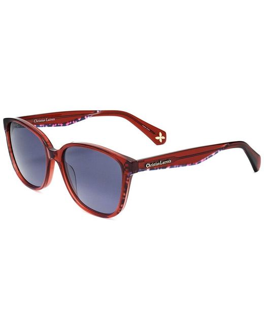 Christian Lacroix Blue Cl1114 53mm Sunglasses