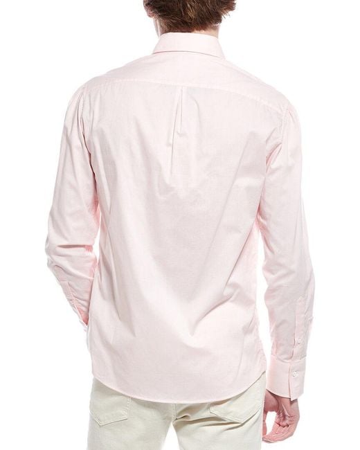 Brunello Cucinelli Pink Basic Fit Shirt for men