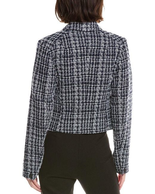 Rag & Bone Blue Elvy Tweed Blazer