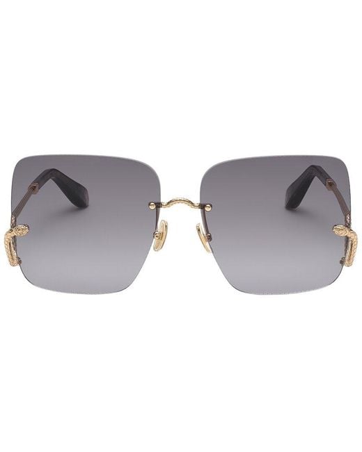 Roberto Cavalli Metallic 63Mm Sunglasses