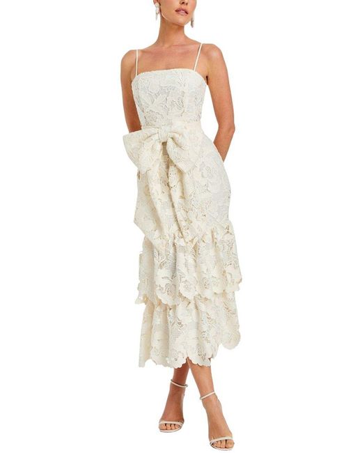 mestiza Natural Vanessa Fit-and-flare Midi Dress