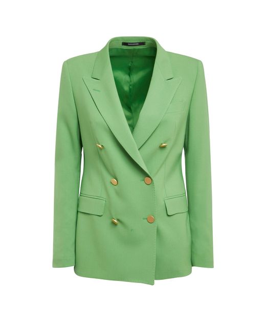 Tagliatore Blazer In Cotone Verde in Green | Lyst