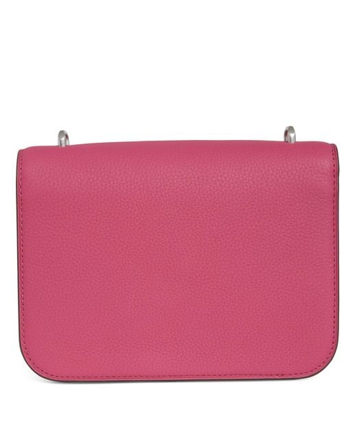 Tory Burch Borsa eleanor In Pelle Rosa in Pink Lyst