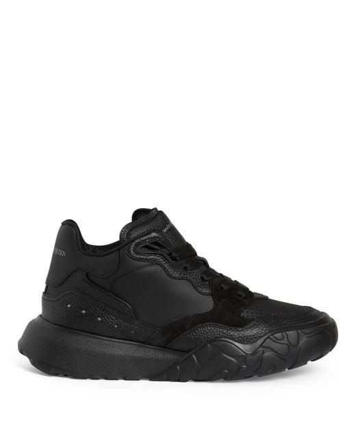 Alexander McQueen Sneakers ''court'' In Pelle Nera in Black for Men | Lyst