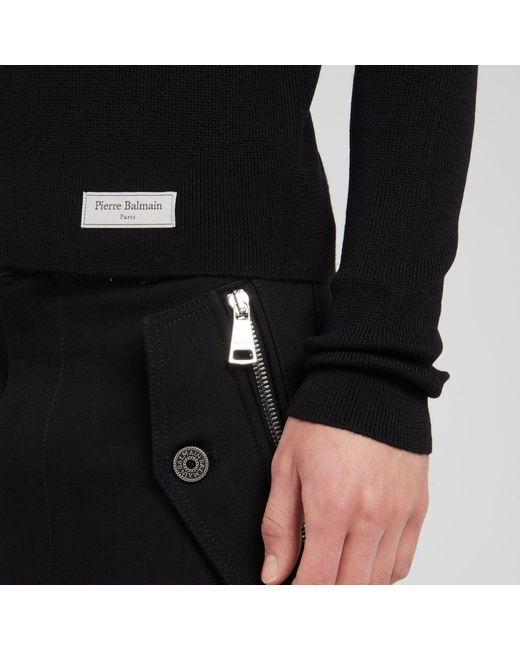 Balmain maglia shop nera