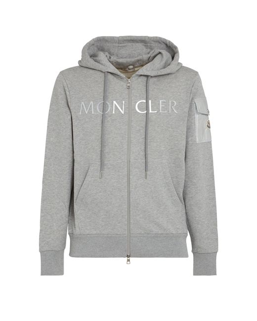 Felpa moncler best sale grigia