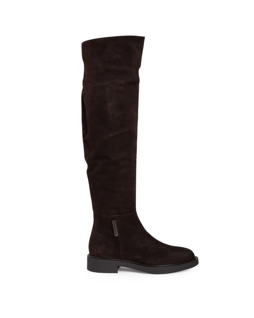 Stivale alto marrone sale
