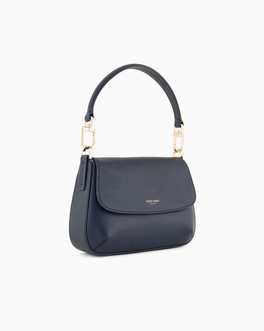 Giorgio Armani Blue Small La Prima Soft Bag