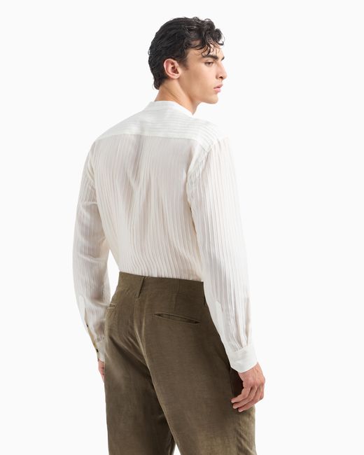 Camicia di Giorgio Armani in White da Uomo