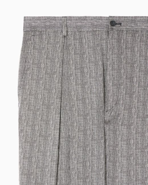Giorgio Armani Gray Single-Pleat Trousers for men