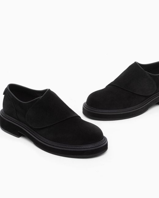 Giorgio Armani Black Slippers for men