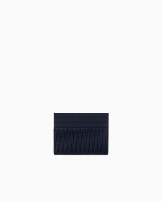 Giorgio Armani Blue Card Holder for men