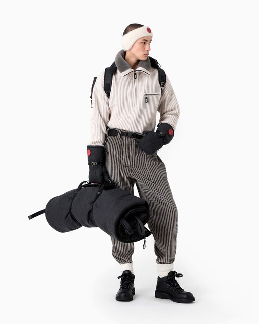Neve Maglia A Lupetto di Giorgio Armani in White da Uomo